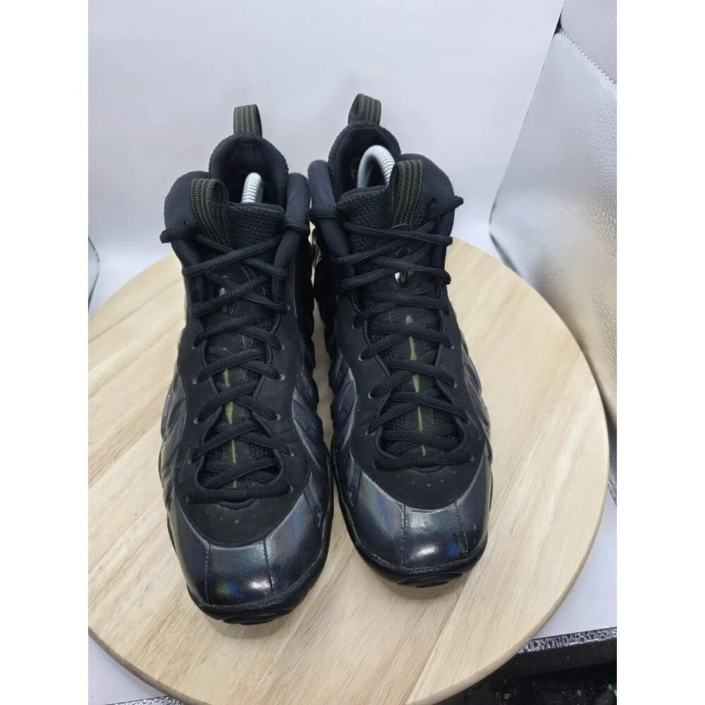 Size 7.5 - Nike Little‎ Posite One Mid Legion Green (644791-301) GS 6Y - Picture 4 of 7